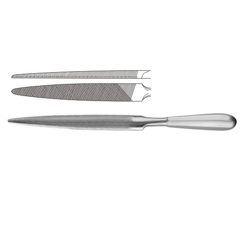 Bone File Semi-Round